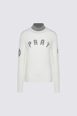 COLOUR WINDPROOF SWEATER(WOMEN)_IVORY-a