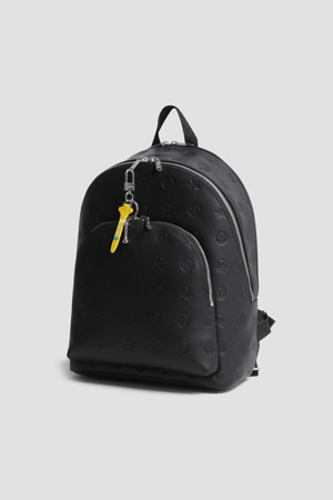 EMBOSSED SKULL & TEES LEATHER BACKPACK(UNISEX)