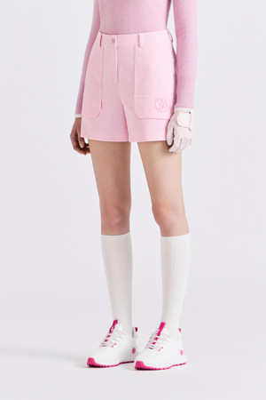 CORDUROY SHORT (WOMEN)_PINK-a