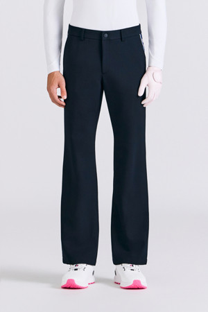 SOLID BOOTCUT PANTS (MEN)_NAVY-a