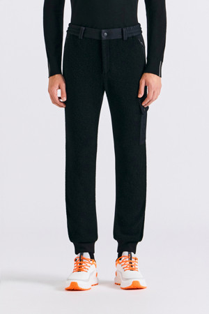 BOUCLÉ JOGGER PANTS(MEN)_BLACK-a