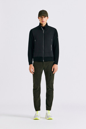 WOVEN HYBRID DOWN(MEN)_BLACK-a