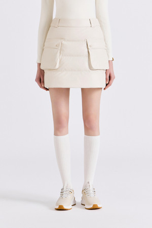 DOWN SKIRT (WOMEN) _IVORY-a