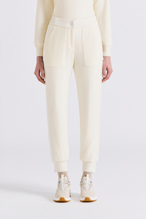 BOUCLÉ PANT (WOMEN)_IVORY-a