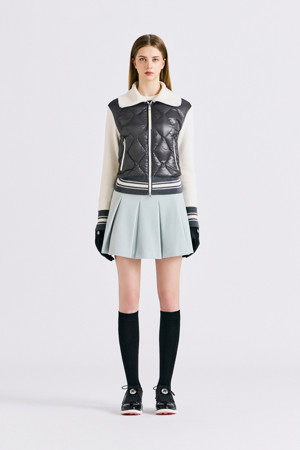 DOWN SWEATER JACKET (WOMEN)_GREY-a