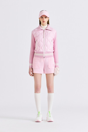 DOWN SWEATER JACKET (WOMEN)_PINK-a