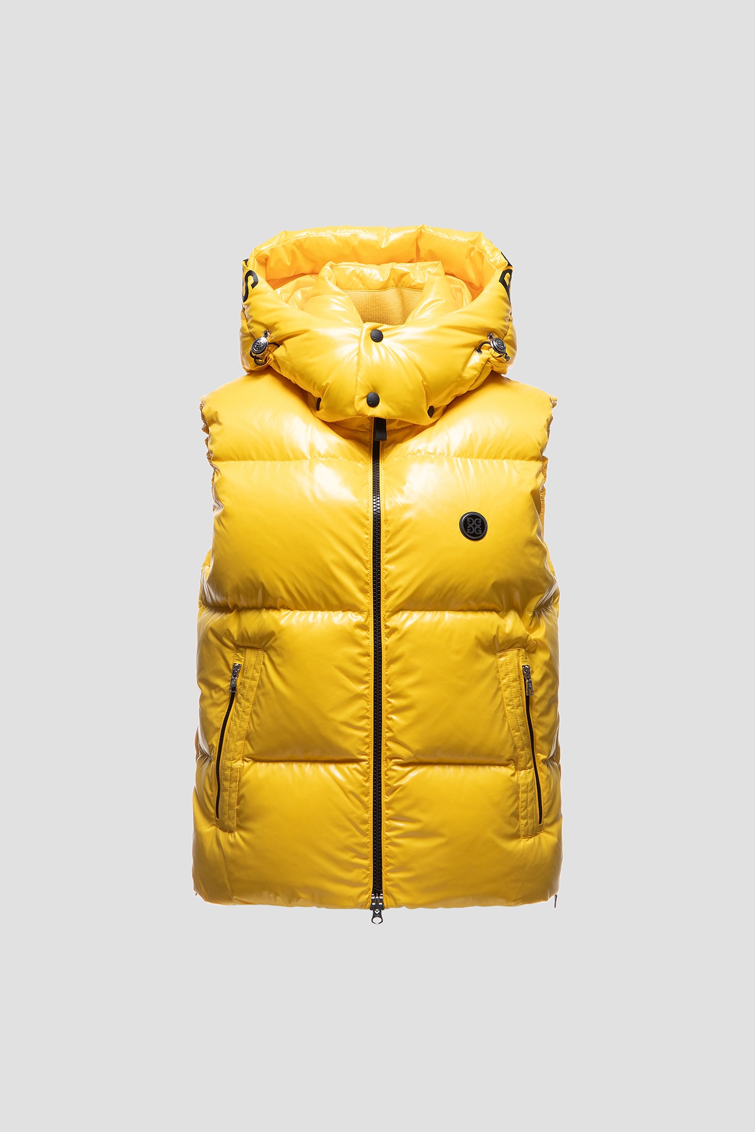 新作G/FORE韓国ジーフォア　メンズダウンベスト　イエローsizeL G/FORE] BEARBRICK PUFFER DOWN VEST(UNISEX)