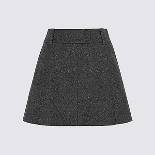WOOL MÉLANGE SKORT (WOMEN)-a