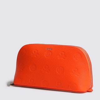 DEBOSSED SKULL & TEES COSMETICS CASE(WOMEN)-a