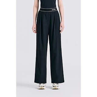 ELASTIC WAIST WIDE LEG PANT(WOMEN)-a