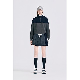 HALFZIP COLOURBLOCK PULLOVER(WOMEN) -a