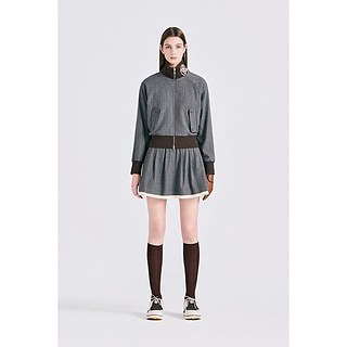 STRIPED BOMBER JACKET (WOMEN)-a