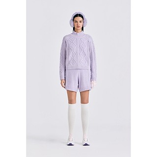 CABLE KNIT PULLOVER (SLEEVELESS SET)(WOMEN) -a