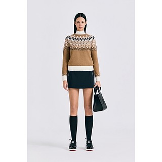 JACQUARD PULLOVER(WOMEN)-a