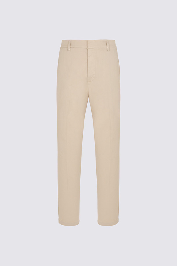 STRETCH COTTON GABARDINE TROUSER(MEN)_BEIGE-a