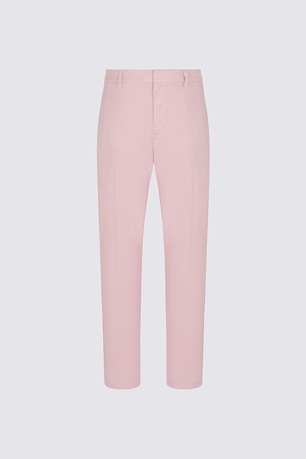 STRETCH COTTON GABARDINE TROUSER(MEN)_PINK-a