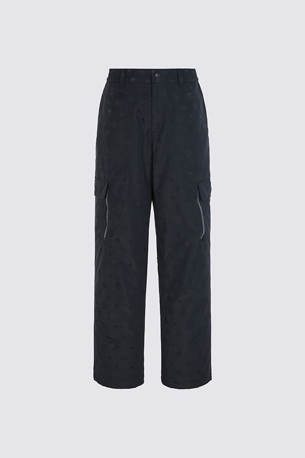JACQUARD SET-UP PANT(MEN)_NAVY-a