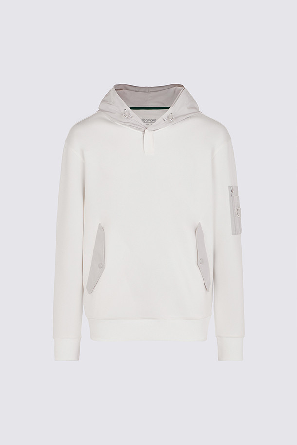 TECH HOODIE (MEN)				 					 					_WHITE-a