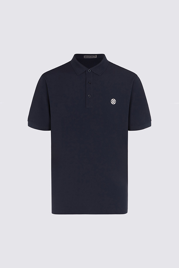 CORE PIQUÉ POLO (MEN)					 					 					_NAVY-a