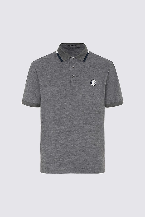 TECH JERSEY POLO(MEN)_GREY-a