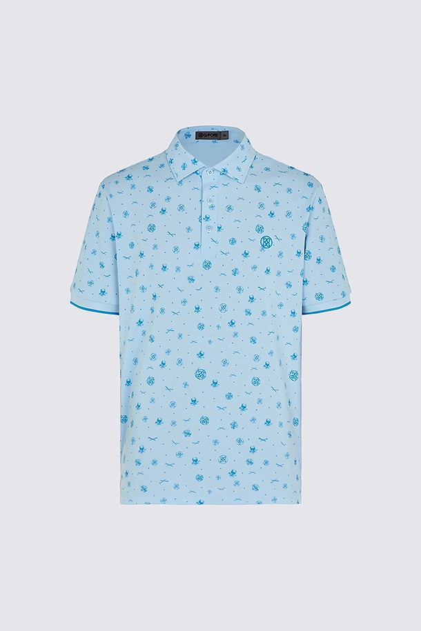 지포어-MEN APPAREL-FULL PATTERN PIQUÉ (MEN)				 					 					