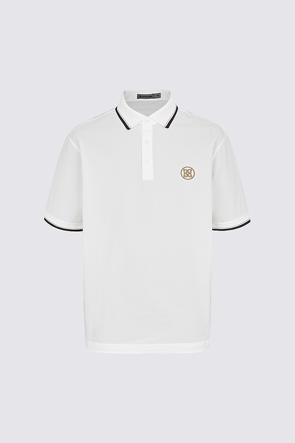 지포어-MEN APPAREL-WOVEN SEERSUCKER POLO(MEN)					 					 					