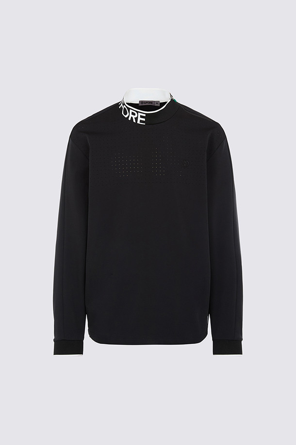 BREATHABLE WOVEN PULLOVER(MEN)_BLACK-a