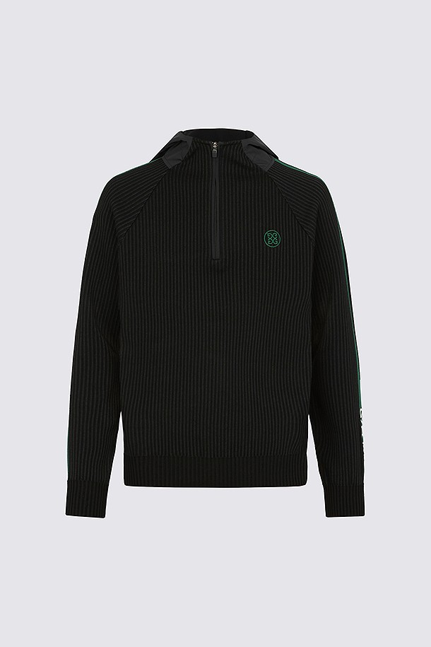 지포어-MEN APPAREL-QUARTER ZIP HOODIE SWEATER(MEN)				 					 					