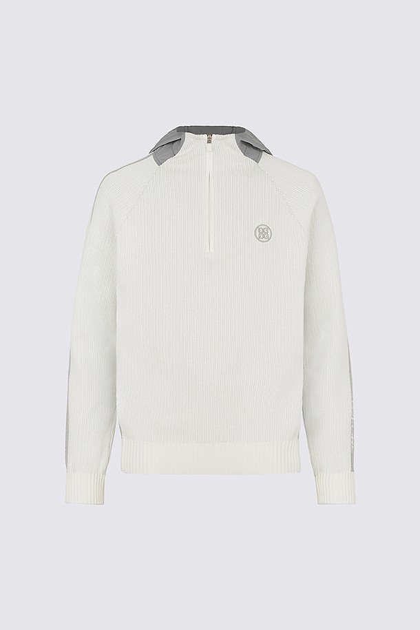 지포어-MEN APPAREL-QUARTER ZIP HOODIE SWEATER(MEN)				 					 					