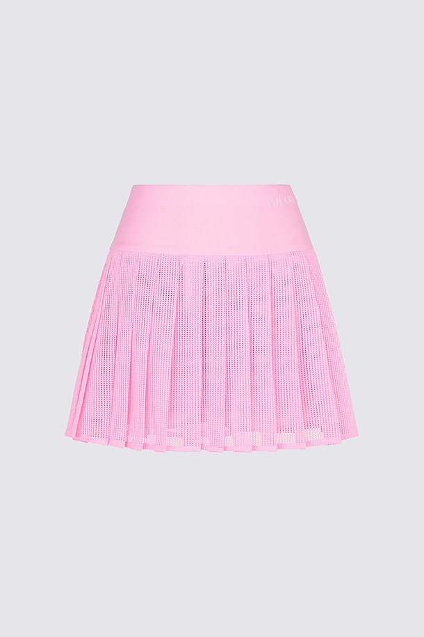 지포어-WOMEN APPAREL-MESH PLEATED SKORT(WOMEN)