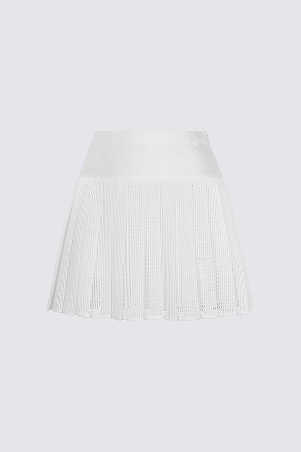 지포어-WOMEN APPAREL-MESH PLEATED SKORT(WOMEN)
