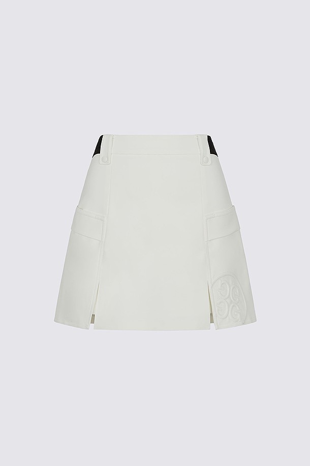 지포어-WOMEN APPAREL-POCKET SLIT CULOTTES(WOMEN)					 					 					