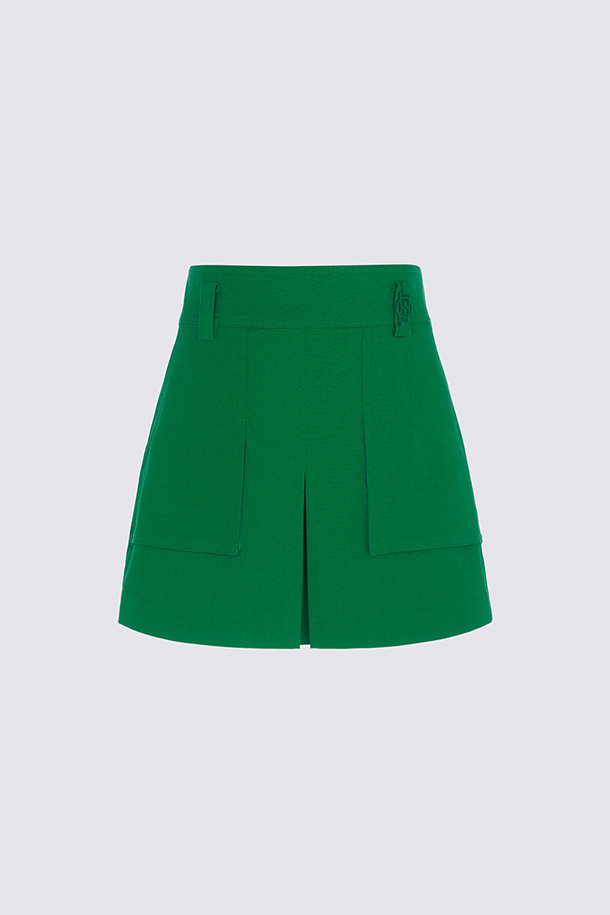 ESSENTIAL POCKET SKORT(WOMEN)_GREEN-a