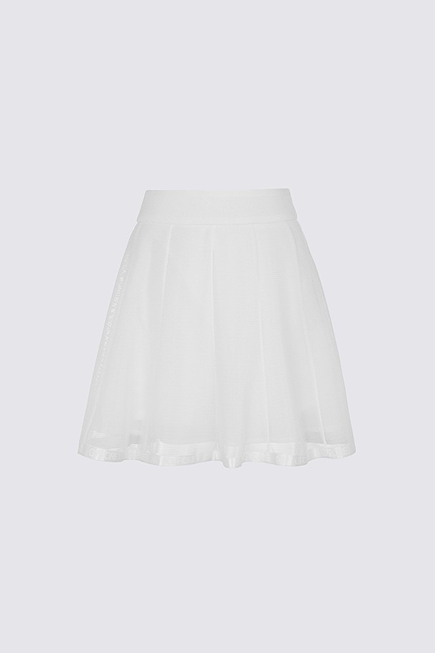 지포어-WOMEN APPAREL-MESH FLARED SKORT(WOMEN)