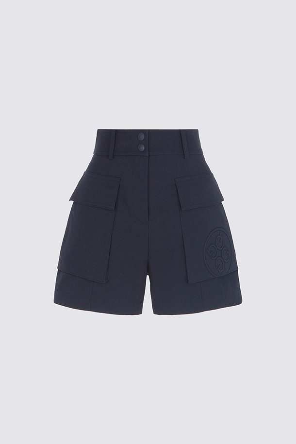 ESSENTIAL POCKET SHORT(WOMEN)_NAVY-a