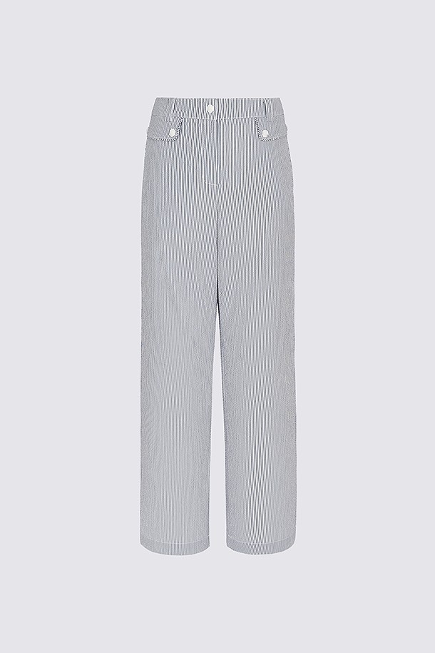 지포어-WOMEN APPAREL-SEERSUCKER WIDE LEG PANT(WOMEN)