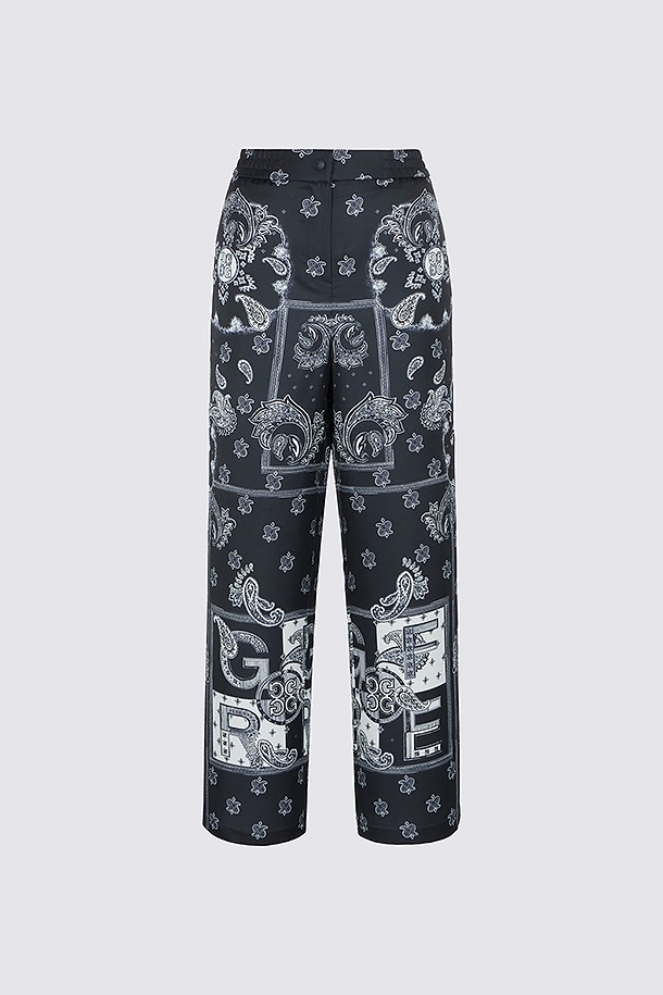 지포어-WOMEN APPAREL-PATTERNED DRAWSTRING PANT(WOMEN)					 					 					