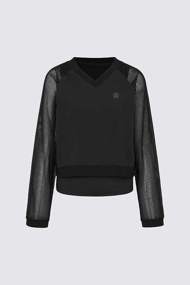 지포어-WOMEN APPAREL-MESH LAYERED T-SHIRT(WOMEN)