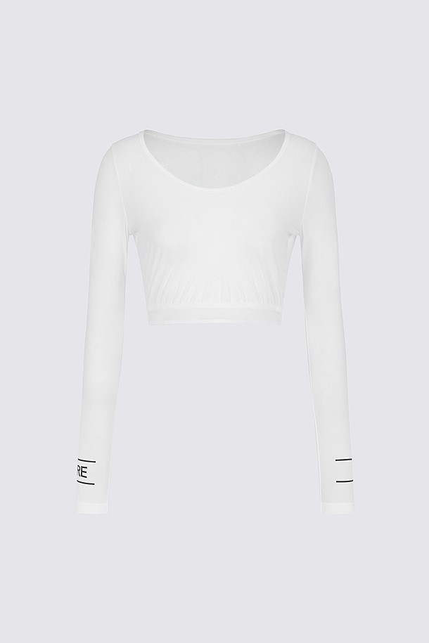 CROPPED MESH BASELAYER(WOMEN)_WHITE-a