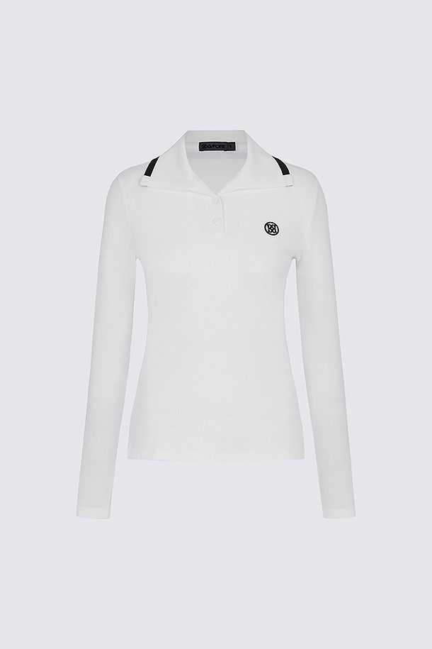 지포어-WOMEN APPAREL-COOL SLEEVE POLO(WOMEN)					 					 					