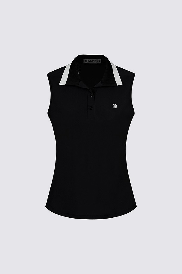 지포어-WOMEN APPAREL-SLEEVELESS POLO(WOMEN)					 					 					