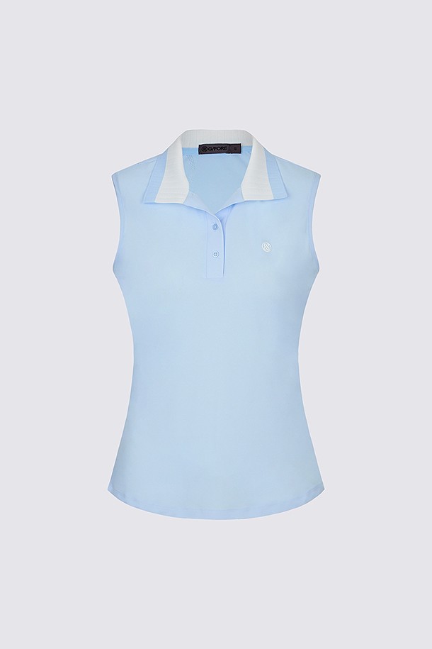 지포어-WOMEN APPAREL-SLEEVELESS POLO(WOMEN)					 					 					