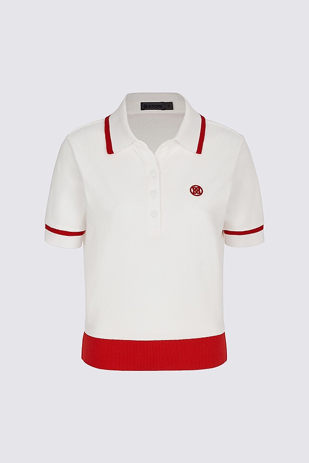 지포어-WOMEN APPAREL-SUMMER OPEN POLO T-SHIRT(WOMEN)