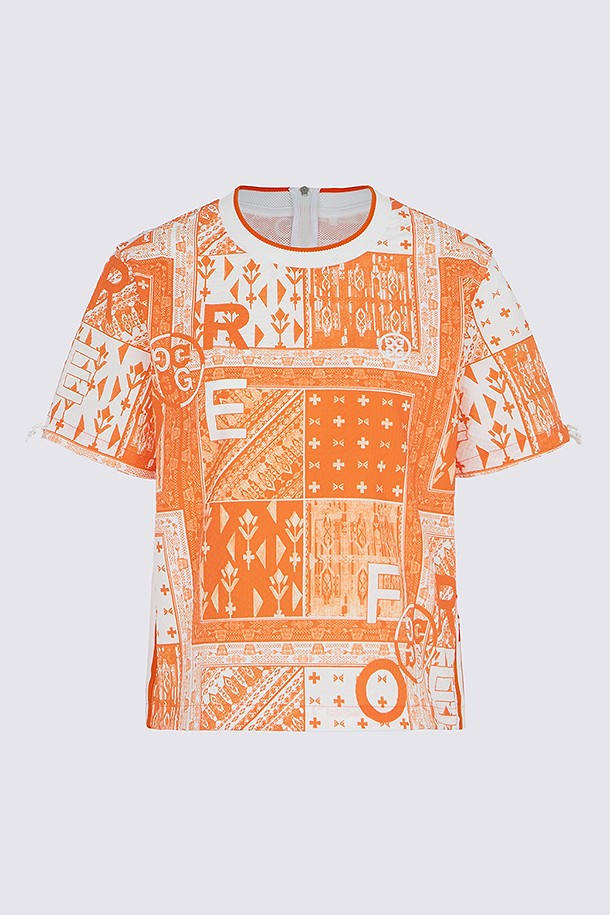 지포어-WOMEN APPAREL-SEERSUCKER PRINTED PULLOVER (WOMEN)				 					 					