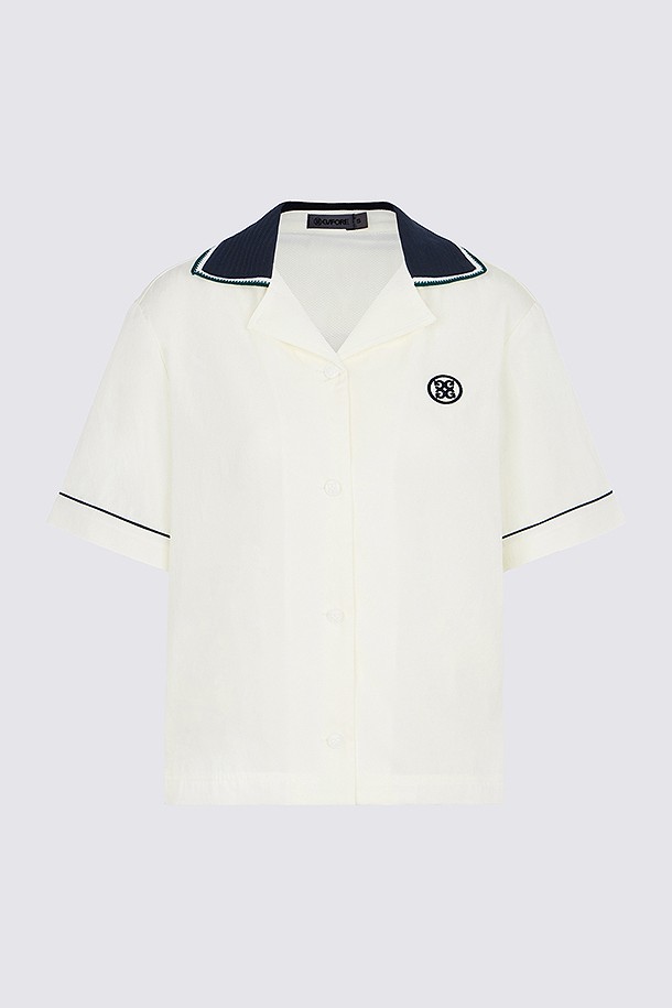 지포어-WOMEN APPAREL-GRAPHIC WOVEN SHIRT(WOMEN)