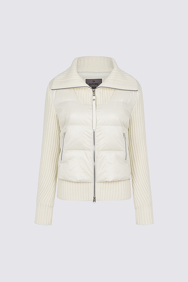 지포어-WOMEN APPAREL-KNIT HYBRID DOWN JACKET(WOMEN)					 					 					