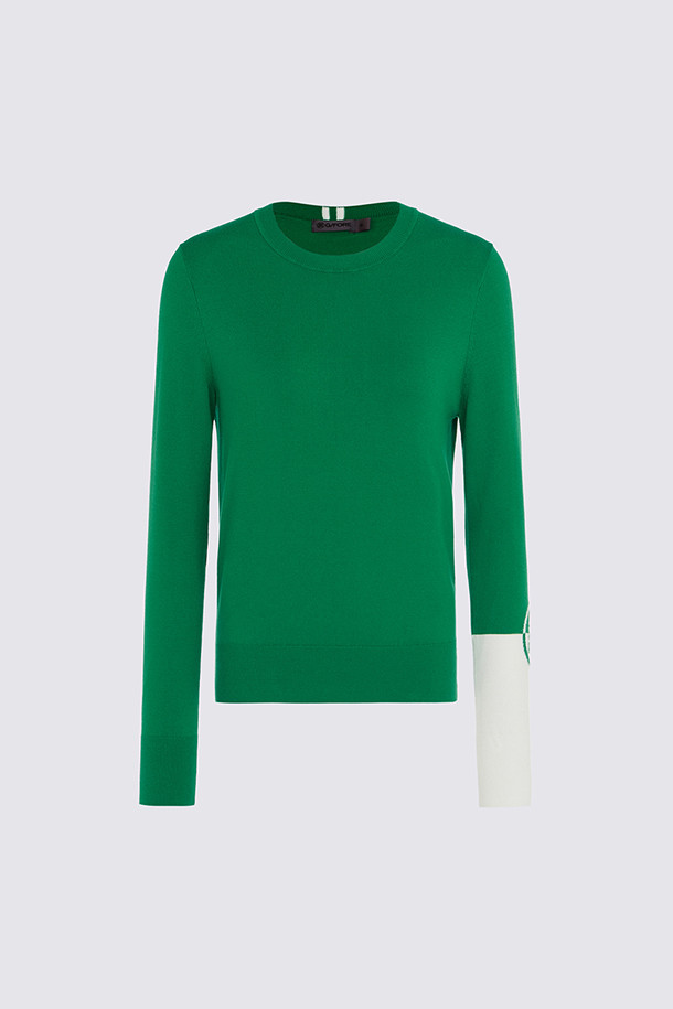 CORE CREWNECK SWEATER (WOMEN)					 					 					_GREEN-a
