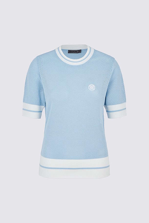 지포어-WOMEN APPAREL-MESH CREWNECK SWEATER(WOMEN)