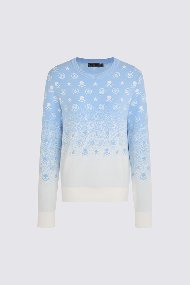 지포어-WOMEN APPAREL-OMBRE CREWNECK SWEATER(WOMEN)