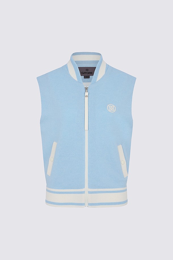 지포어-WOMEN APPAREL-CASHMERE FULL ZIP VEST(WOMEN)					 					 					